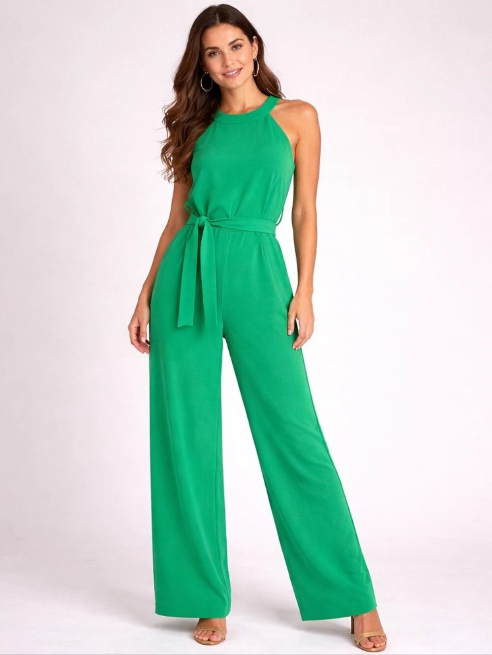 Lilly Pulitzer Perci Jumpsuit Juniper Green Size 4